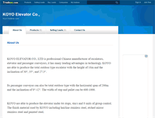Tablet Screenshot of koyo.tradeee.com