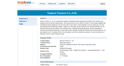 Desktop Screenshot of namoratractors.e.tradeee.com