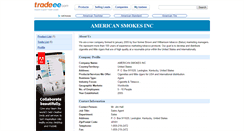 Desktop Screenshot of americansmokesinc.e.tradeee.com
