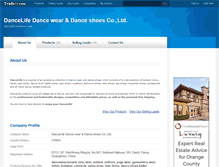 Tablet Screenshot of dancelife.tradeee.com