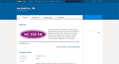 Desktop Screenshot of myyouth.tradeee.com