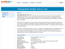 Tablet Screenshot of nantongkaite.e.tradeee.com