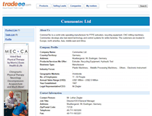 Tablet Screenshot of commontec.e.tradeee.com