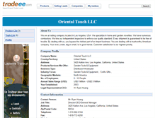 Tablet Screenshot of orientaltouchllc.e.tradeee.com