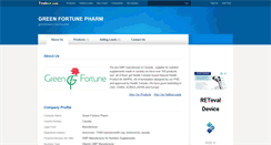 Desktop Screenshot of greenfortune.tradeee.com