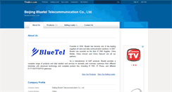 Desktop Screenshot of bluetel.tradeee.com