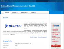Tablet Screenshot of bluetel.tradeee.com
