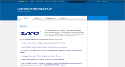 Desktop Screenshot of lycbearing.tradeee.com