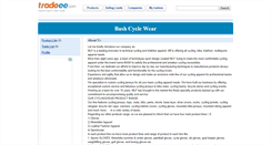 Desktop Screenshot of bashcyclewear.e.tradeee.com