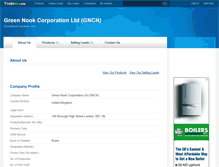 Tablet Screenshot of greennook.tradeee.com