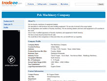 Tablet Screenshot of pekmachineryusa.e.tradeee.com