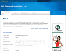 Tablet Screenshot of lsltitanium1.tradeee.com