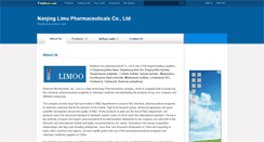 Desktop Screenshot of limupharma.tradeee.com